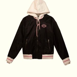 Harley-Davidson 🍭 Pink Label 🍭 3-in-1 Bomber Jacket NWT Size Medium